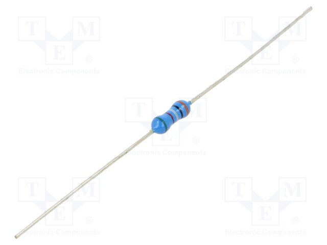 Resistor: metal film; THT; 30.9kΩ; 250mW; ±0.5%; 6.3x2.3mm; axial