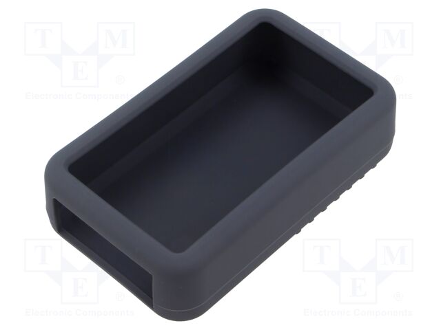 Case ring; 2pcs; silicone; Series: LC; Colour: dark grey