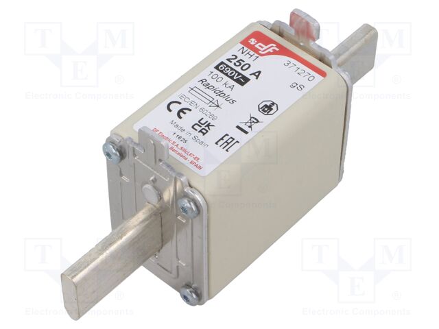 Fuse: fuse; gS; 250A; 690VAC; 550VDC; NH1