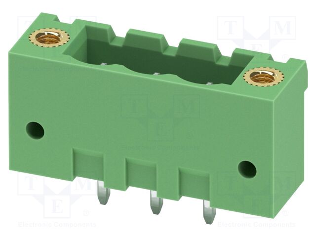 PCB headers, nominal cross section: 2.5 mm?, color: green, n