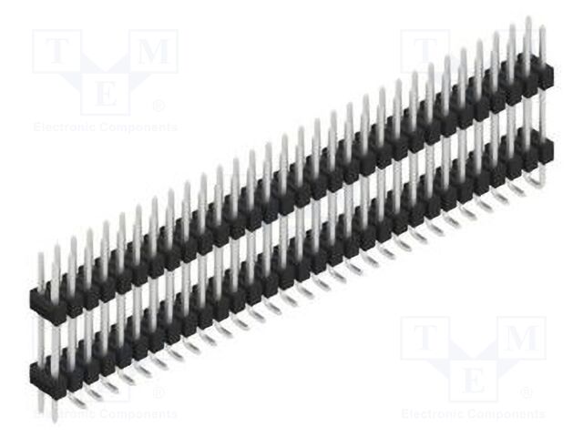 Connector: pin strips; pin header; male; PIN: 62; 2.54mm; SMT; 2x31