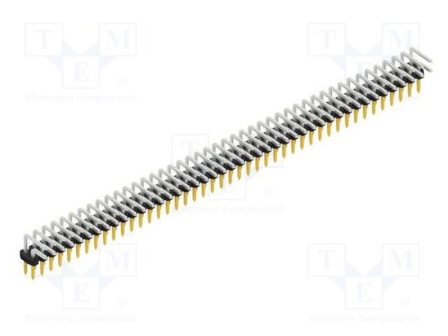 Connector: pin strips; pin header; male; PIN: 88; 2mm; THT; 2x44