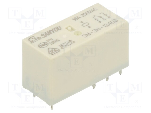 Relay: electromagnetic; SPDT; Ucoil: 24VDC; Icontacts max: 16A