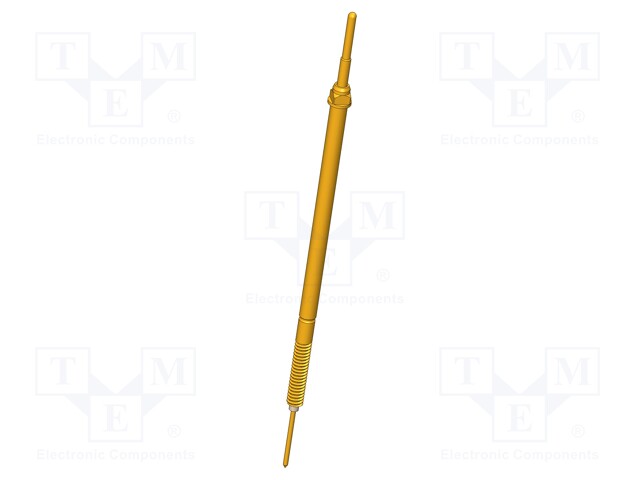 Test needle; Maksimum spring compression: 5mm; 3A; Contacts: CuBe