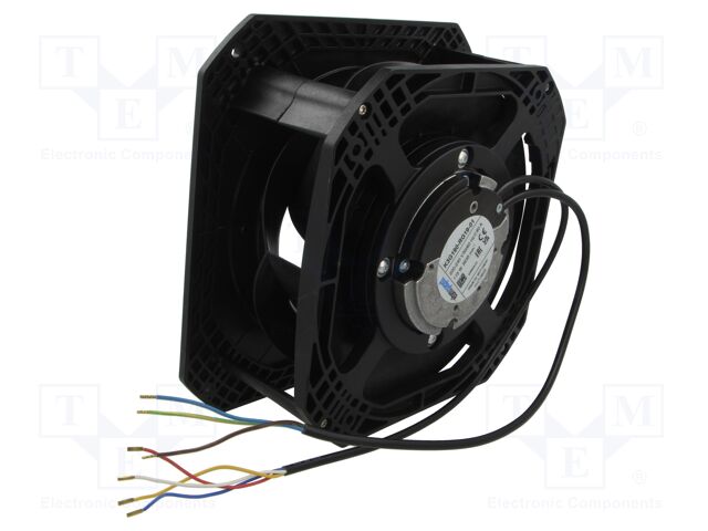 Fan: EC; radial; 230VAC; 226x226x98.5mm; 825m3/h; ball bearing