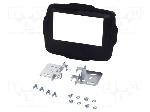 Radio frame; Jeep; 2 DIN; black