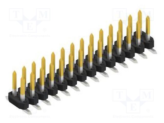 Connector: pin strips; pin header; male; PIN: 28; 2mm; SMT; 2x14