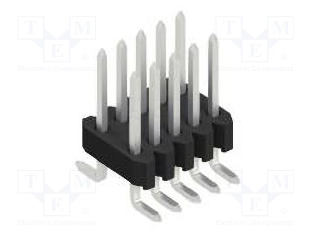 Connector: pin strips; pin header; male; PIN: 10; 1.27mm; SMT; 2x5