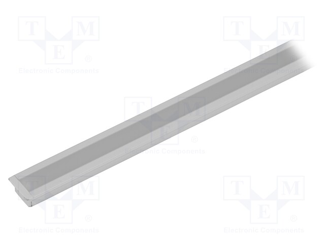 Profiles for LED modules; white; L: 1m; PDS-NK; aluminium