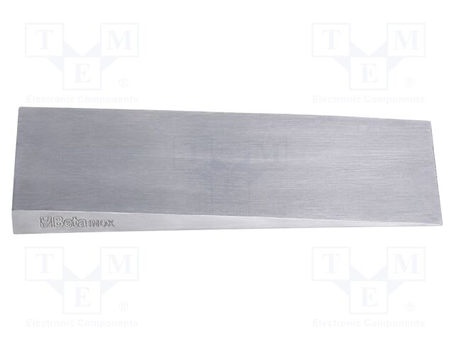 Wedge; L: 100mm; stainless steel; Tipwidth: 50mm