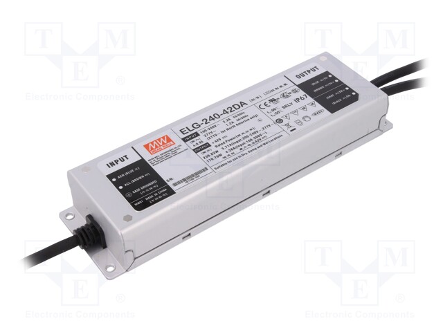 Power supply: switched-mode; Communication: DALI; LED; 239.82W