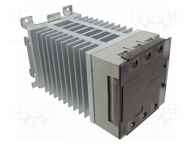 Relay: solid state; Ucntrl: 12÷24VDC; 25A; 200÷480VAC; G3PE