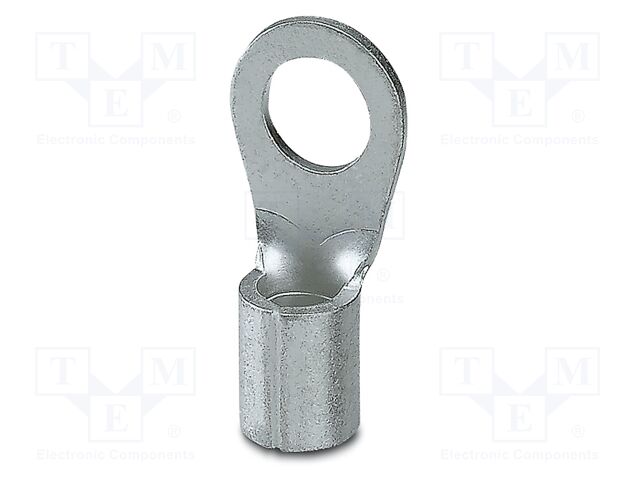 Non-insulated; Body: silver; Tip: ring