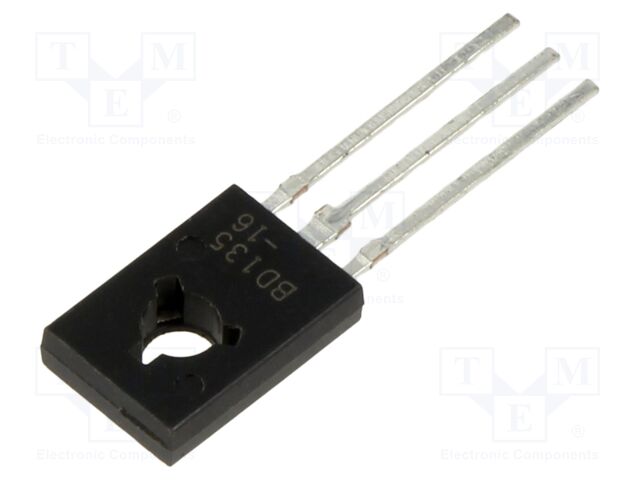 Transistor: NPN; bipolar; 45V; 1.5A; TO126