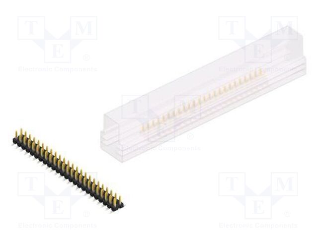 Connector: pin strips; pin header; male; PIN: 48; 2.54mm; SMT; 2x24