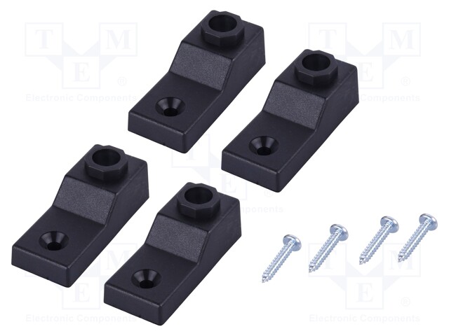 Wall mounting element; Series: Polysafe; Pcs: 4