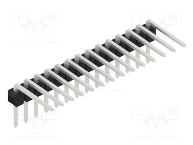 Connector: pin strips; pin header; male; PIN: 14; 2.54mm; THT; 1x14