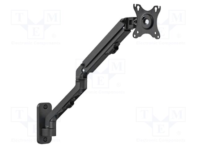 Monitor holder; 7kg; 17÷27"; Arm len: 553mm; for one monitor