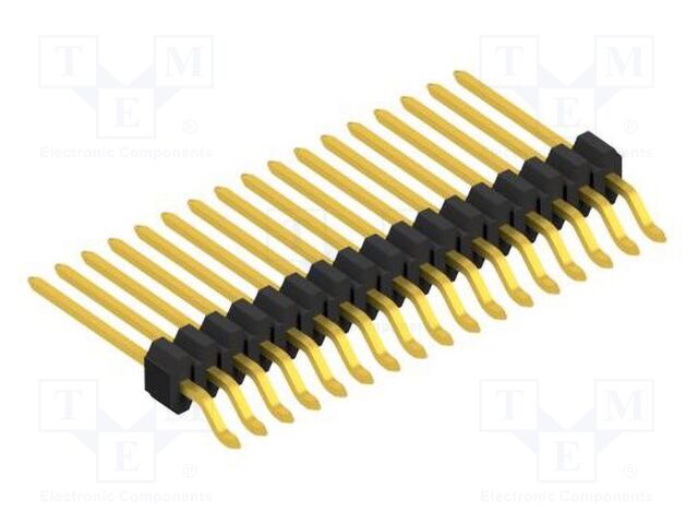 Connector: pin strips; pin header; male; PIN: 17; 1.27mm; SMT; 1x17