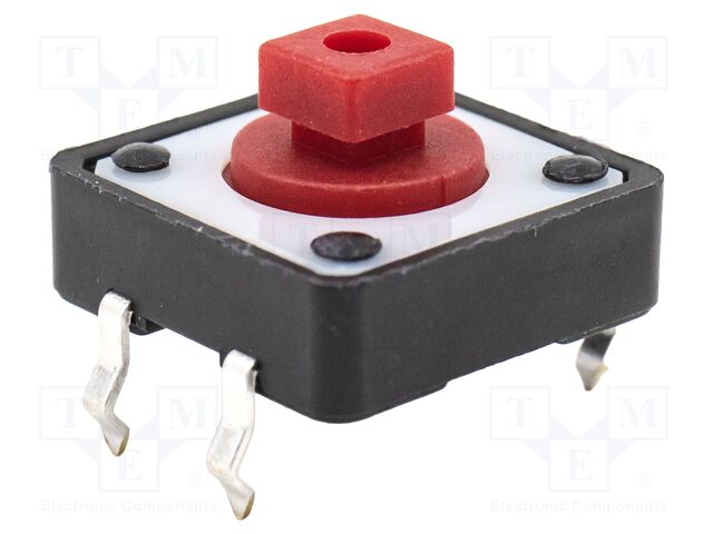 Microswitch TACT; SPST-NO; Pos: 2; 0.05A/12VDC; THT; none; 2.6N
