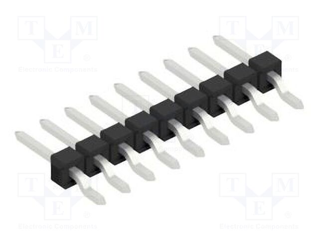 Connector: pin strips; pin header; male; PIN: 9; 2.54mm; SMT; 1x9