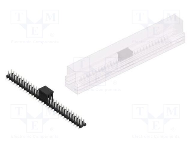 Connector: pin strips; pin header; male; PIN: 60; 2.54mm; SMT; 2x30