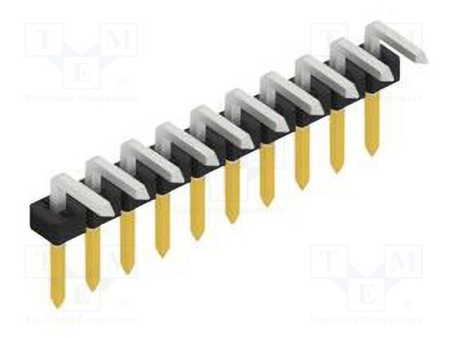 Connector: pin strips; pin header; male; PIN: 10; 2mm; THT; 1x10