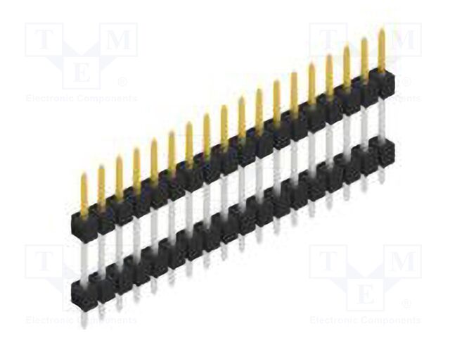 Connector: pin strips; pin header; male; PIN: 18; 2.54mm; THT; 1x18