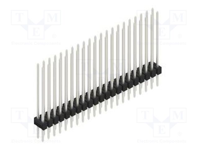 Connector: pin strips; pin header; male; PIN: 42; 2.54mm; THT; 2x21
