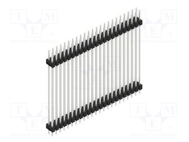 Connector: pin strips; pin header; male; PIN: 46; 2.54mm; THT; 2x23