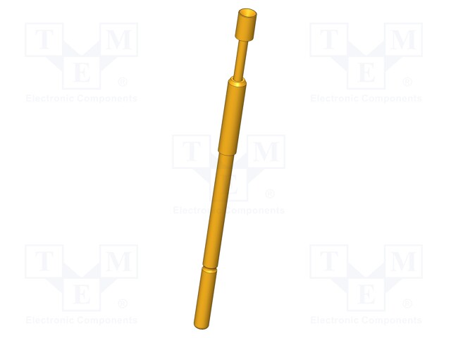 Test needle; Operational spring compression: 4mm; 5A; Ø: 2mm; 0.8N