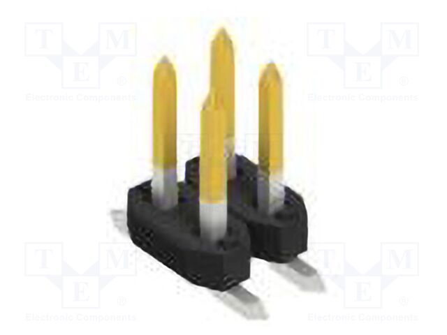 Connector: pin strips; pin header; male; PIN: 4; 2mm; SMT; 2x2; 100V