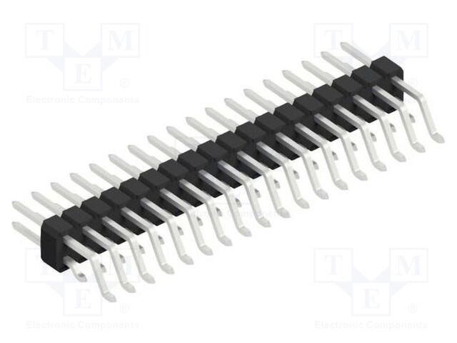 Connector: pin strips; pin header; male; PIN: 36; 2.54mm; SMT; 2x18