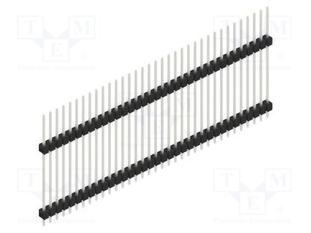 Connector: pin strips; pin header; male; PIN: 35; 2.54mm; THT; 1x35