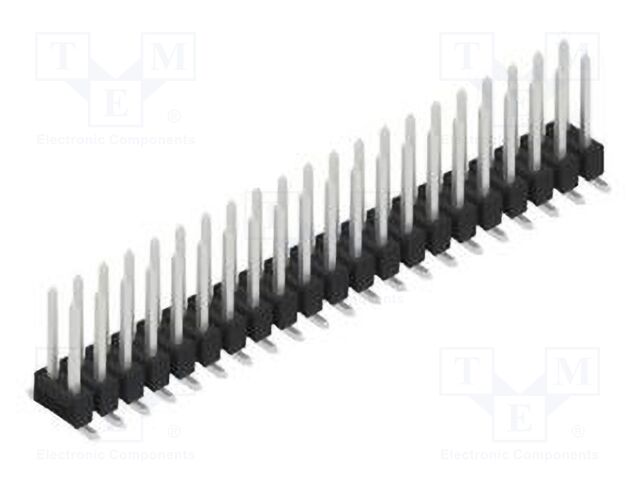 Connector: pin strips; pin header; male; PIN: 42; 2.54mm; SMT; 2x21