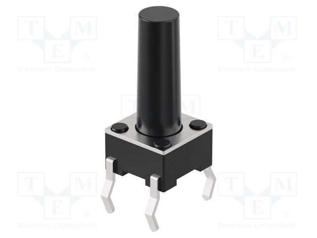 Microswitch TACT; SPST-NO; Pos: 2; 50mA/12VDC; THT; 1.57N; 6x6mm