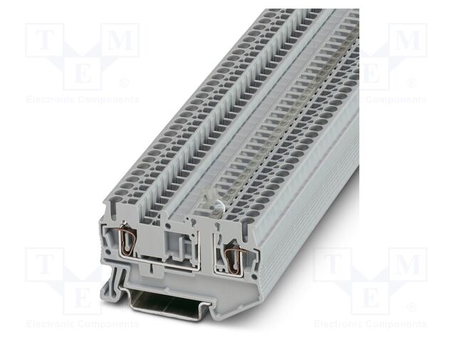Splice terminal: rail; 20A; 400V; spring clamp; PA; 0.08÷4mm2
