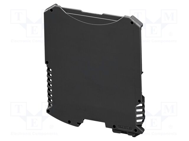 Housing half; left; black; UL94V-0; ME MAX U-U1; PA; X: 6.3mm