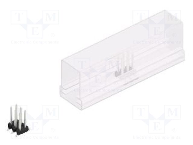 Connector: pin strips; pin header; male; PIN: 6; 2mm; SMT; 2x3; 100V