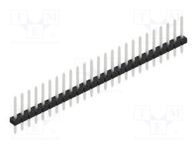 Connector: pin strips; pin header; male; PIN: 25; 2mm; THT; 1x25
