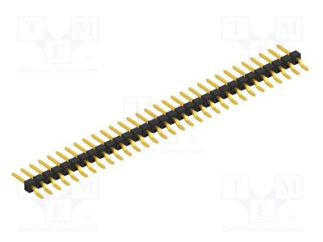Connector: pin strips; pin header; male; PIN: 31; 2.54mm; SMT; 1x31