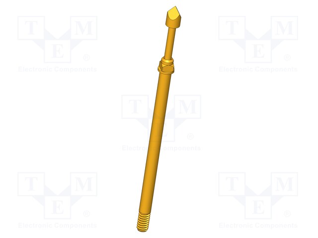Test needle; Operational spring compression: 4mm; 5A; Ø: 2mm
