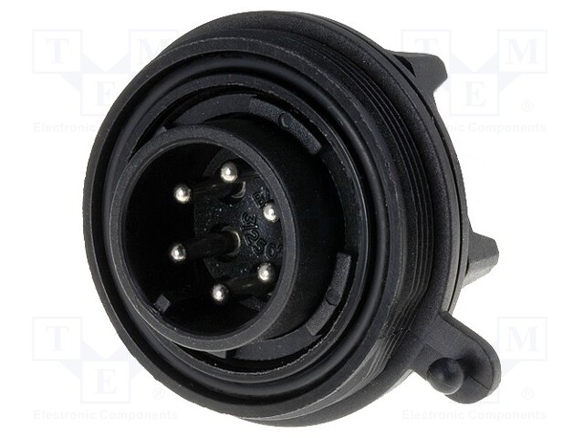 Connector: circular; socket; male; PIN: 6; Buccaneer Standard; IP68