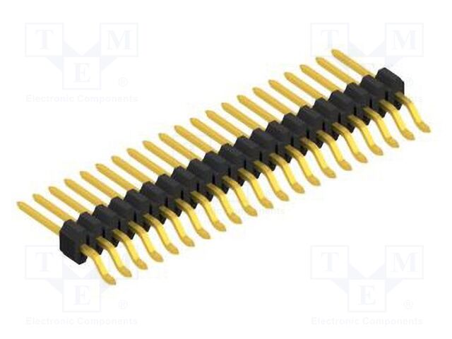 Connector: pin strips; pin header; male; PIN: 21; 1.27mm; SMT; 1x21