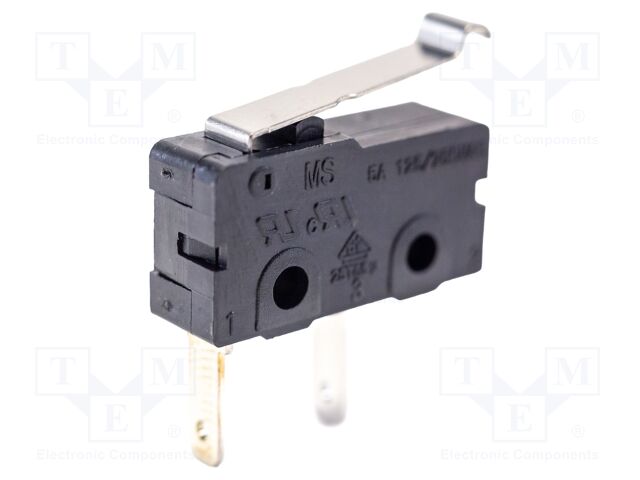 Microswitch SNAP ACTION; with lever with roller simulation