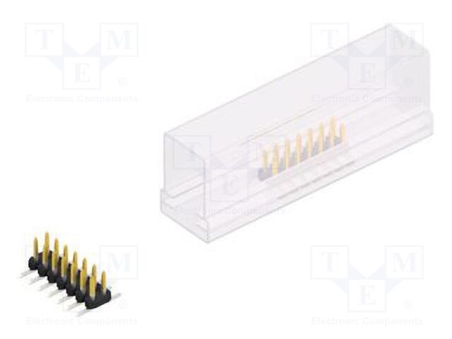 Connector: pin strips; pin header; male; PIN: 14; 2mm; SMT; 2x7; 100V