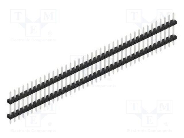 Connector: pin strips; pin header; male; PIN: 39; 2mm; THT; 1x39