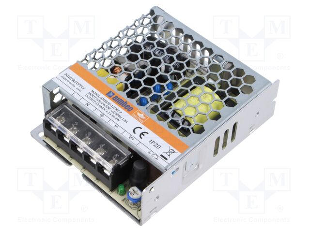 Converter: AC/DC; 50.4W; Uin: 85÷264V; Uout: 10.2÷13.8VDC; 86%; 200g