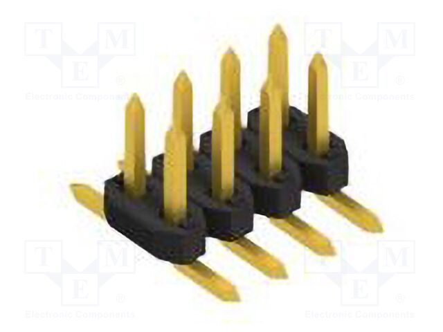 Connector: pin strips; pin header; male; PIN: 8; 2mm; SMT; 2x4; 100V