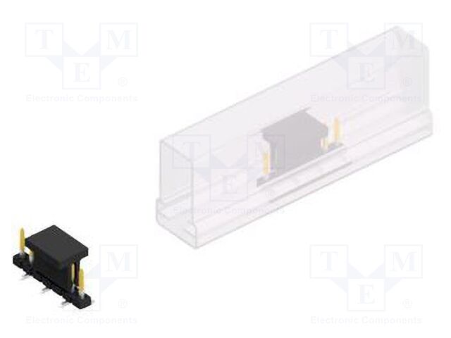 Connector: pin strips; pin header; male; PIN: 7; 2mm; SMT; 1x7; 100V